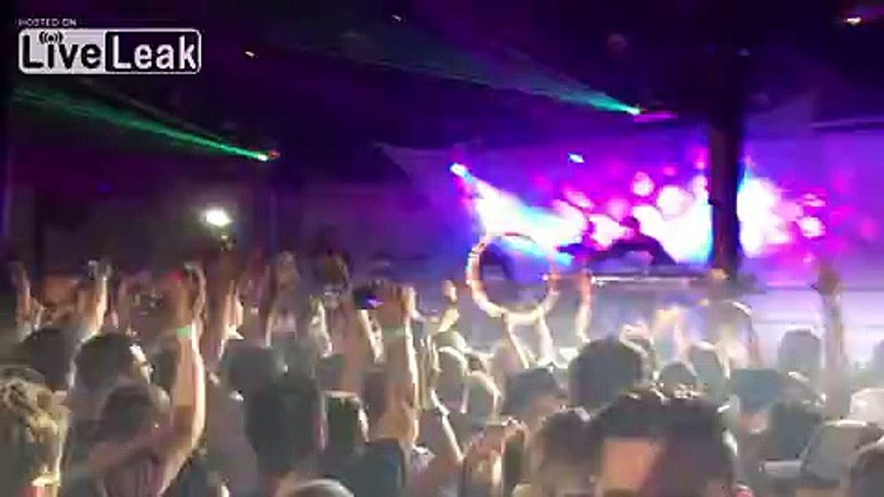 Naked girl jumps on stage at Florida Concert