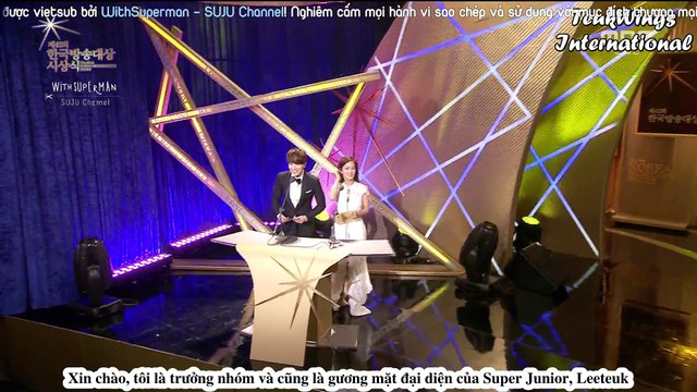 [WS][Vietsub] 150903 MBC Korea Broadcasting Award - Leeteuk Cut