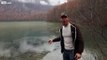 Skipping Stones on Frozen Lake.