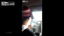 Maniac Guy Disciples Gang Rams Car Into A Gang They Fight With ***Now with Subtitles****