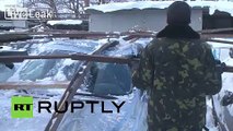 Ukraine: Snow shelter COLLAPSES on dozens of cars in Odessa