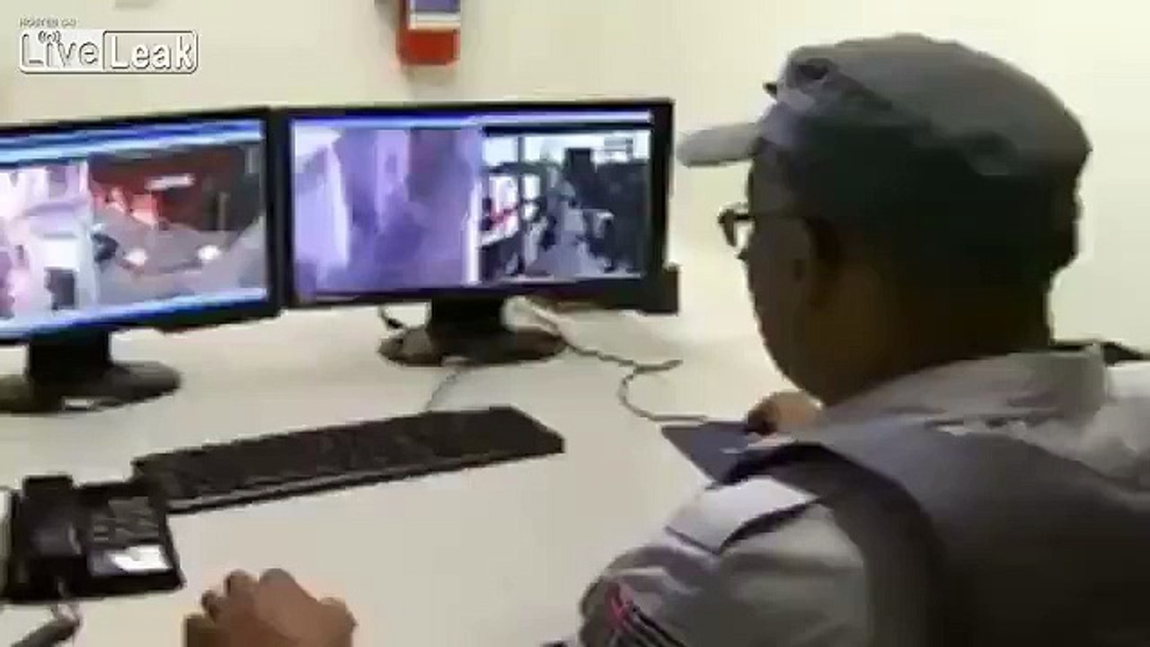 Instant Karma: Guy Beating His Wife is Caught in the Act by On-Duty Brazilian Cops