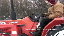 How to Clear Snow with your Kubota Front End Loader