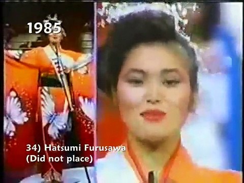 Miss Universe Japan Tribute 1952-2010 Part 1/2 (Nobody - Wonder Girls)
