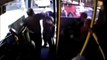 Fight Between Passenger and Bus Driver Caught on CCTV
