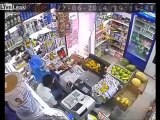 Stupid Robbers Throwing Fruit at CCTV Cameras