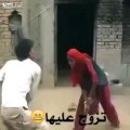 WIFE beats HUSBAND with METAL STICK for cheating