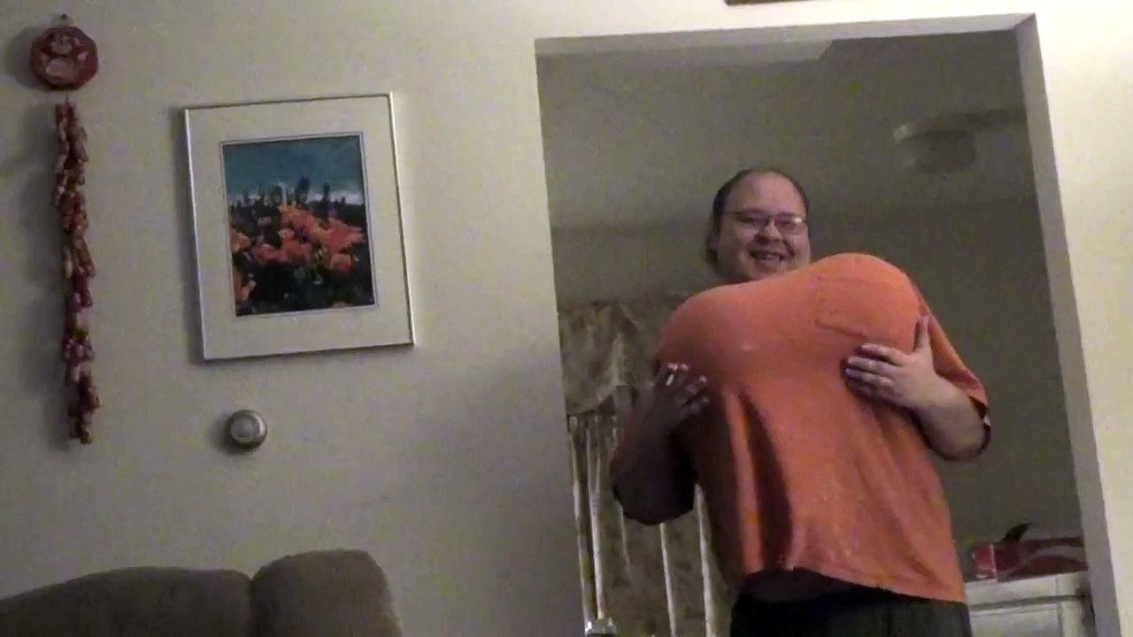 man has some huge moobs