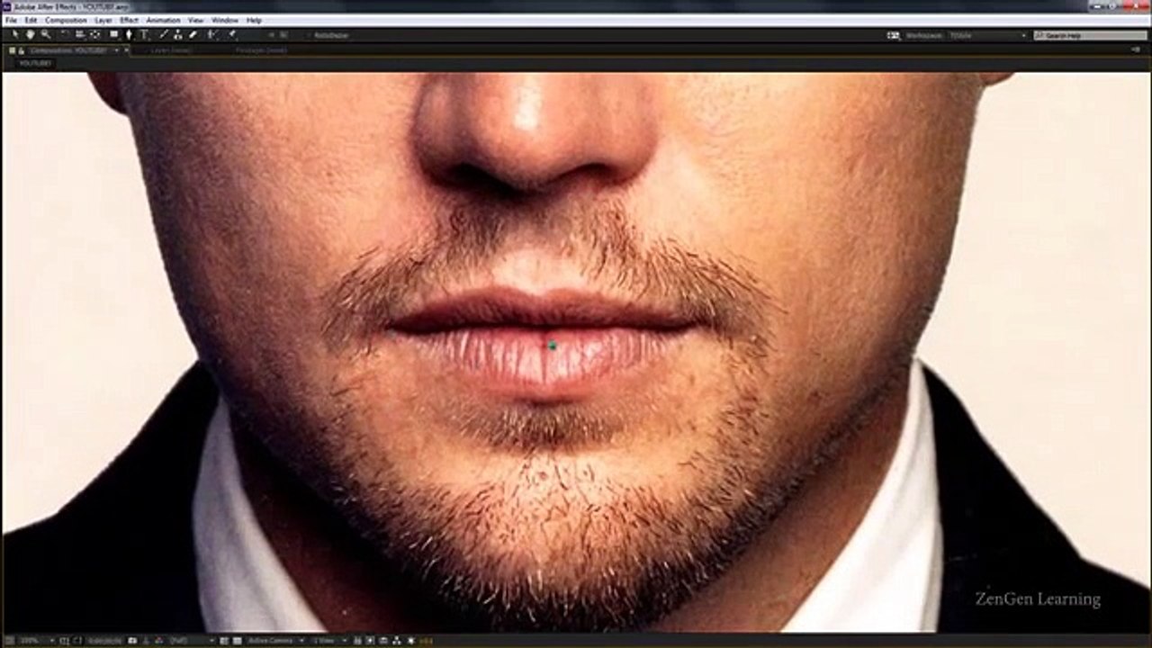 After Effects Tutorial │ Making A Still IMAGE TALK Using EXPRESSIONS!!