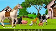 Old MacDonald Had A Farm   3D Animation English Nursery Rhymes & Songs for children