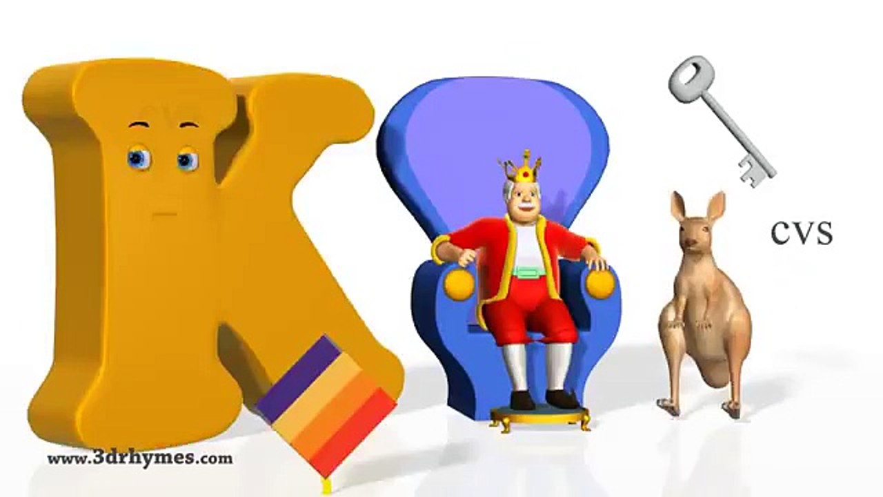 Phonics Song 4   3D Animation Nursery rhymes Phonics songs ABC songs for children