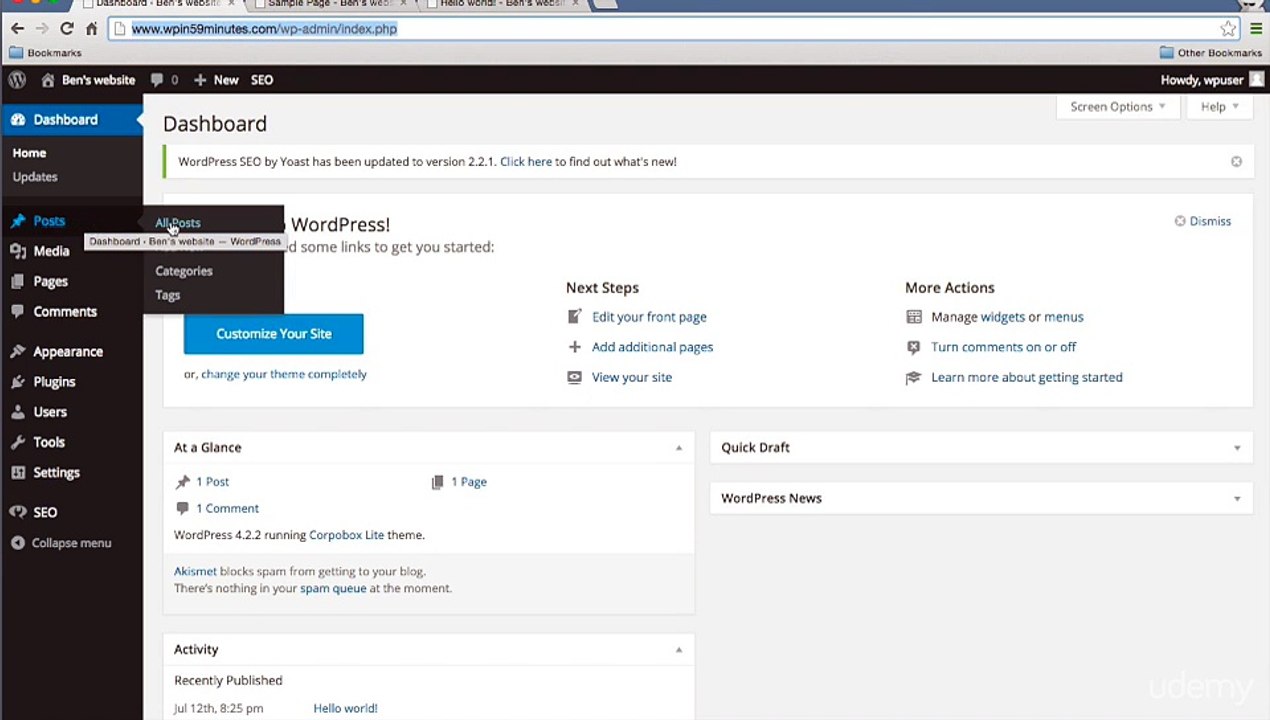 Creating - Managing Posts