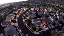 Drone Captures Amazing Christmas Lights Show