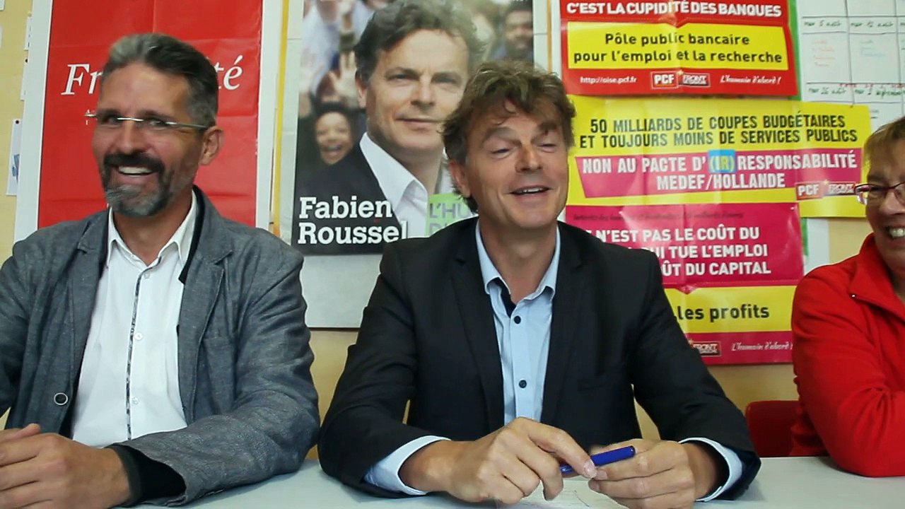 Régionales 2015 : Fabien Roussel  à Beauvais