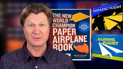 How to fold a paper airplane boomerang