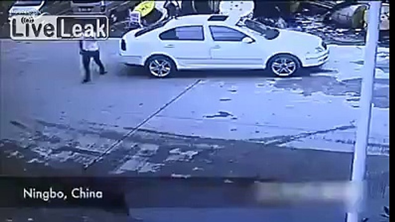 Car hits a boy and the boy survives..