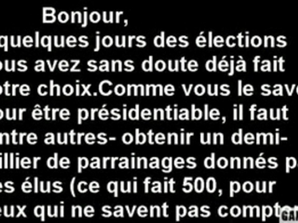 Parodie: Les candidats qu' on aurait pu avoir !