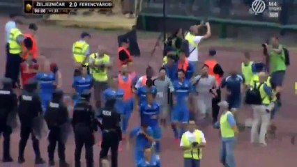 Funny football Ognjen Delmic GOAL Zeljeznicar vs Ferencvaros 2 0 GOL Delmica