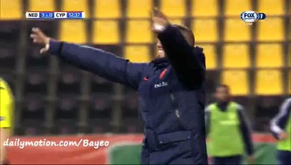 Goal Bazoer - Netherlands  3-0 Cyprus - 04-09-2015 Euro U21 - Qualification