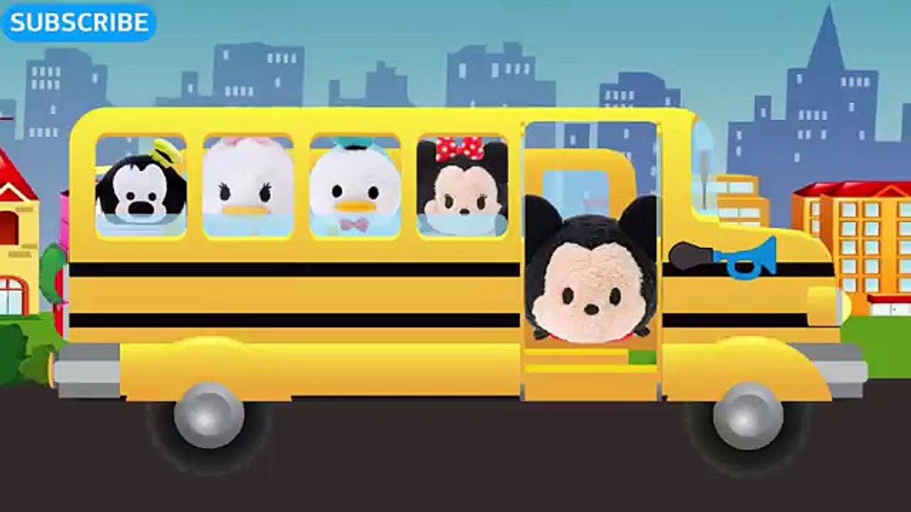 WHEELS ON THE BUS DISNEY MICKEY MOUSE TSUM TSUM DONALD DAISY