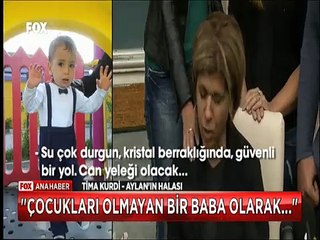 Aylan'ın babası Abdullah Kurdi çocuklarını Kobani'de toprağa verdi