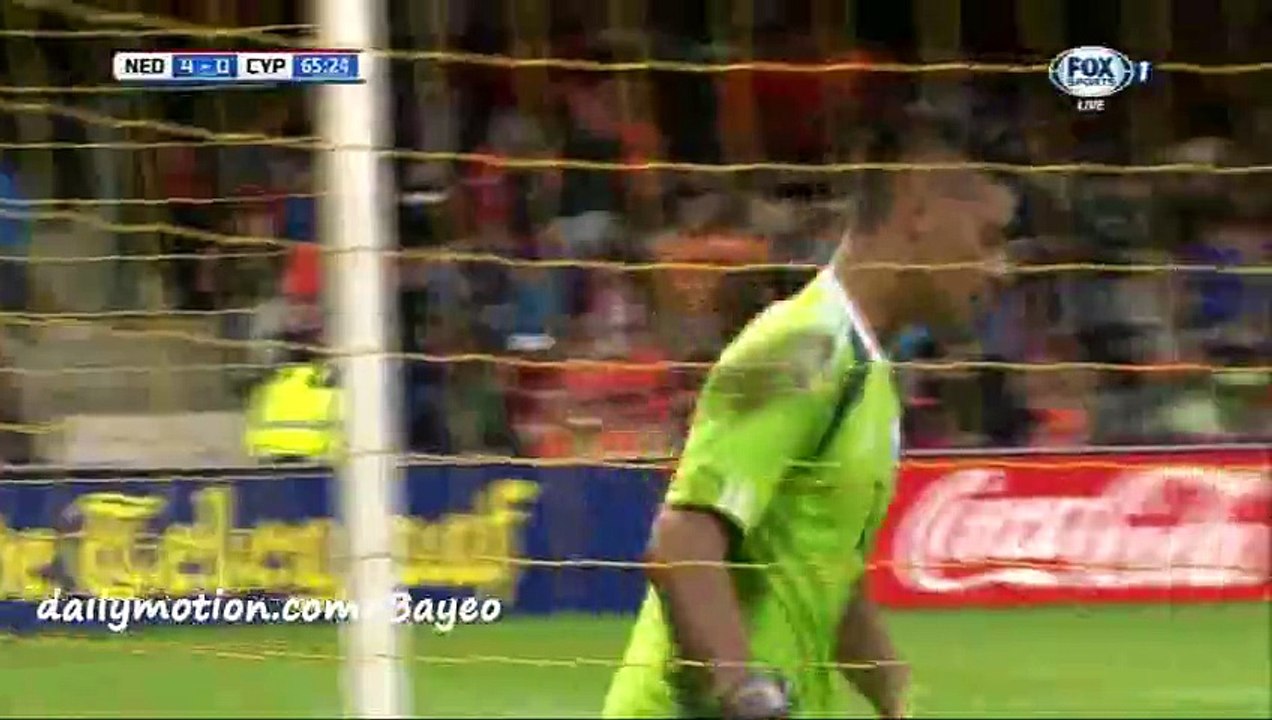 Goal Janssen - Netherlands  4-0 Cyprus - 04-09-2015 Euro U21 - Qualification