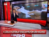 Süper Lotoda 4 liralık kupon yaptı 15 buçuk milyon lirayı götürdü
