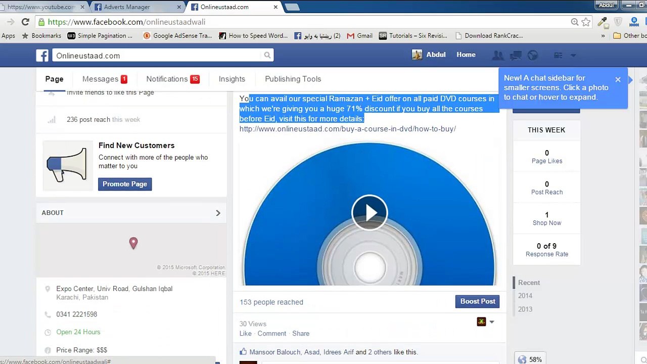 Facebook Ads for Social Media Marketing in Urdu/Hindi Part 2 of 3