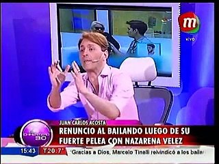 La pelea de Nazarena Vélez y su bailarín. Juan Carlos Acosta hace su descargo