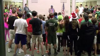 Students compete in Cartoon Land Dance Off