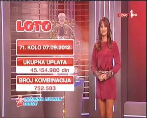 Beautiful Serbian Woman || Tv Presenter | Aleksandra Obradovic Gudelj - 07 09 2012