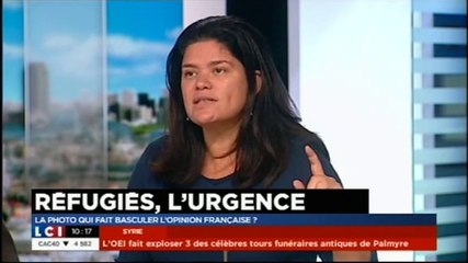 Raquel Garrido à "Choisissez votre camp" sur LCI 04/09/2015