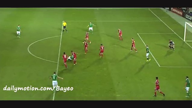 Goal Keane - Gibraltar 0-3 Ireland - 04-09-2015 Euro Qualification