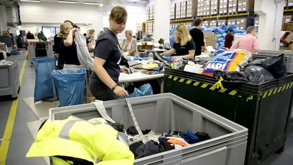 La ville de Munich reçoit des dons pour les réfugiés