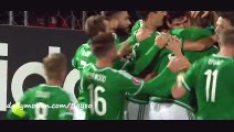Goal McAuley - Faroe Islands 1-2 Northern Ireland - 04-09-2015  Euro Qualification