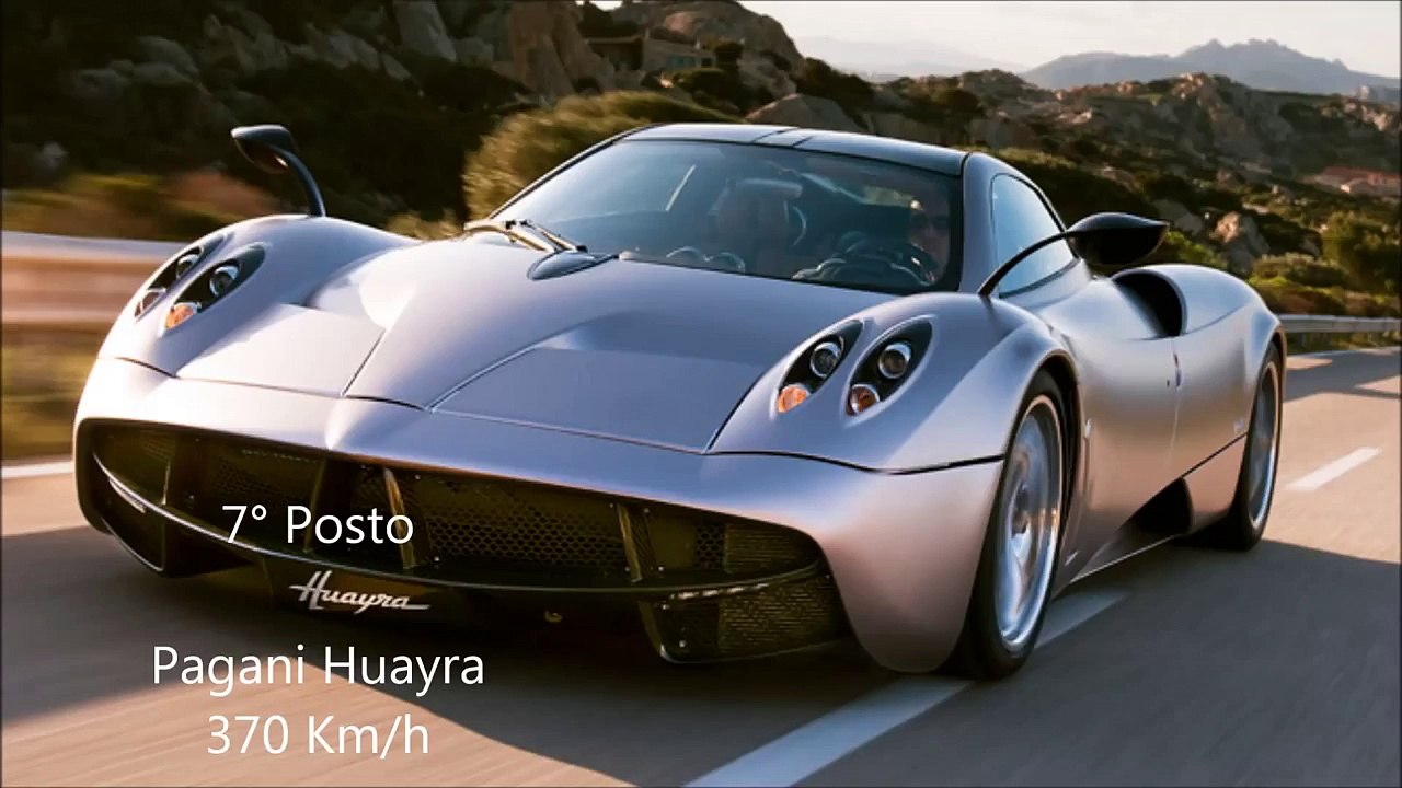 Le 10 Auto più veloci del mondo