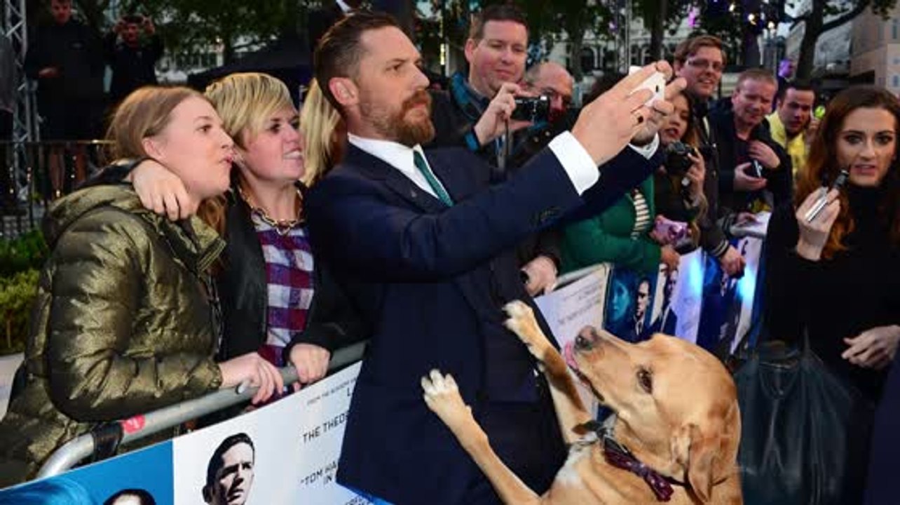 Tom Hardy brachte seine schwangere Frau zur Legend Premiere