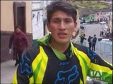 Carrera de downhill por las fiestas de Montúfar