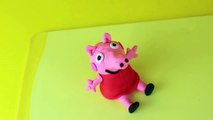Play Doh Peppa Pig How To Make Peppa Pig with Play Dough 3D Peppa Pig Playdough Figure DisneyCarToys