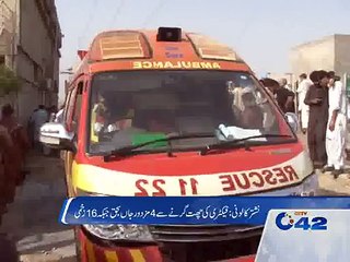 Video herunterladen: Roof collapse of factory; 4 killed, 19 injured report by Ali Sahi