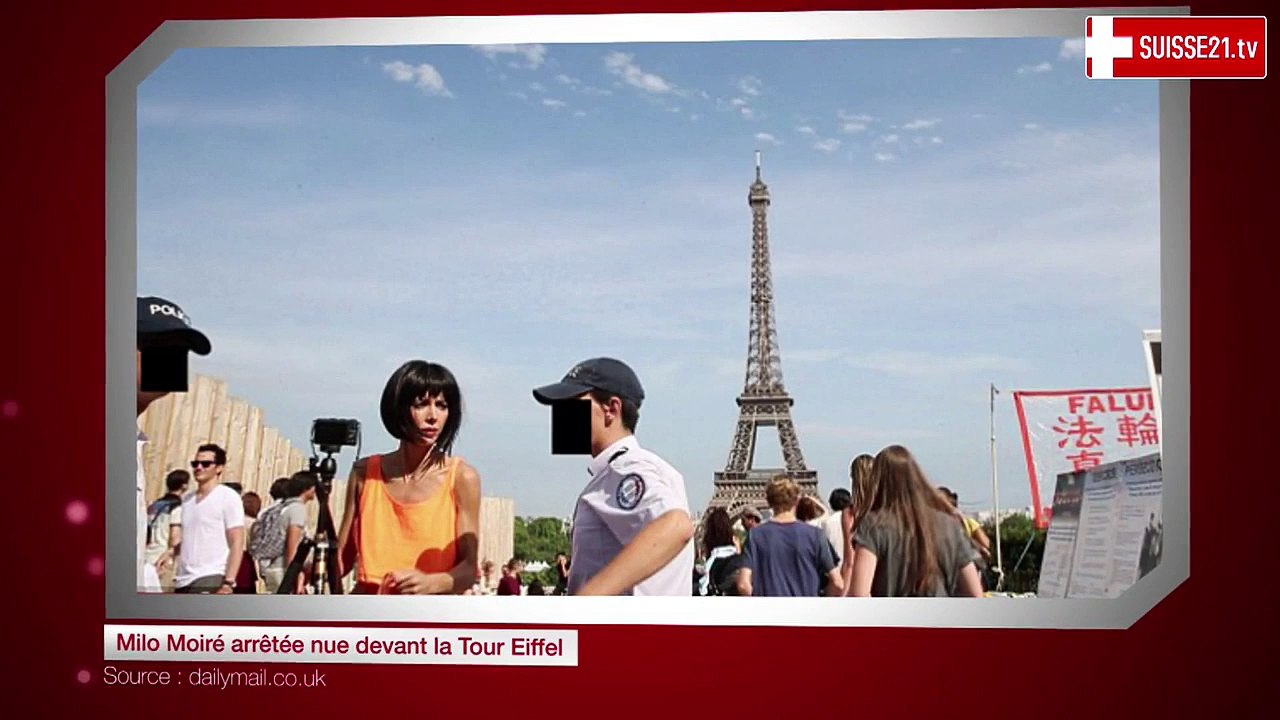 Milo Moiré arrêtée à Paris