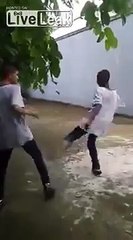 The Anti Gravitational Kick