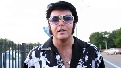 Jack Gatto cuts an ad for Elvis Week 2015
