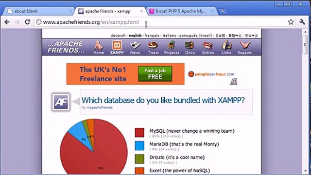 Beginner PHP Tutorial - 2 - Installing XAMPP Part 1