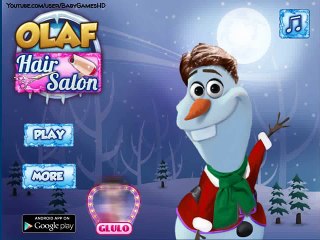 Frozen _ Olaf Hair Salon _ Funny Game for Kids