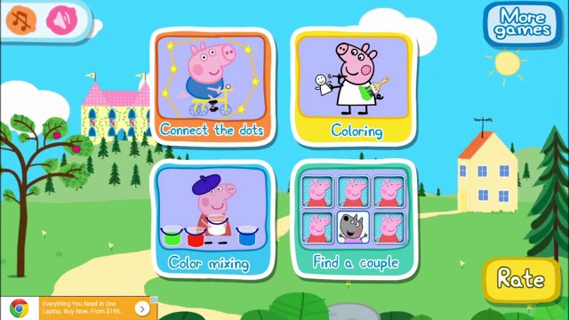 Peppa Pig Mini Games Part 1 best app demos for kids | peppa pig games