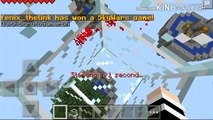 Minecraft skywars mcpe 0.11.1 com meu amigo PAULO_SONY GAMEPLAY