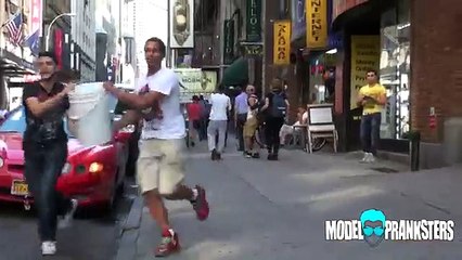Epic Ice Bucket Challenge On Strangers Prank