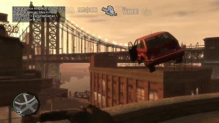Grand Theft Auto 4 punch ups, explosions and falls