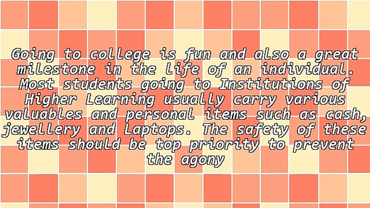 Tips For Finding Excellent Safes For College